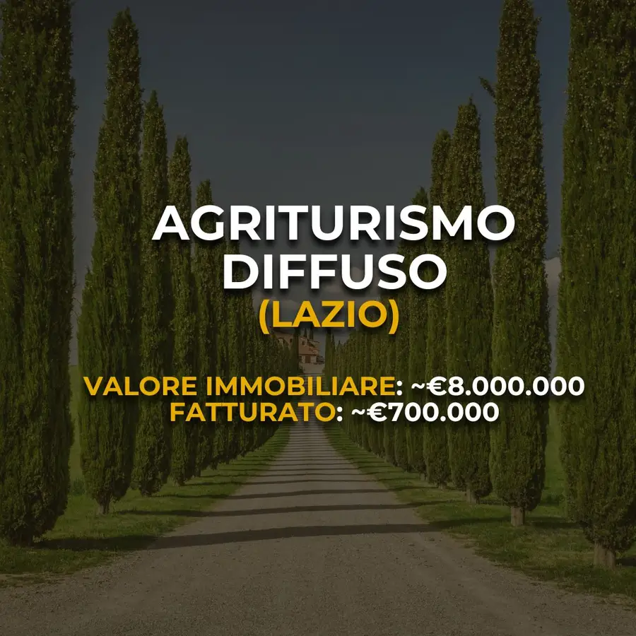 VENDITA AGRITURISMO DIFFUSO LAZIO HOTEL BORGO ANTICO RISTORANTE