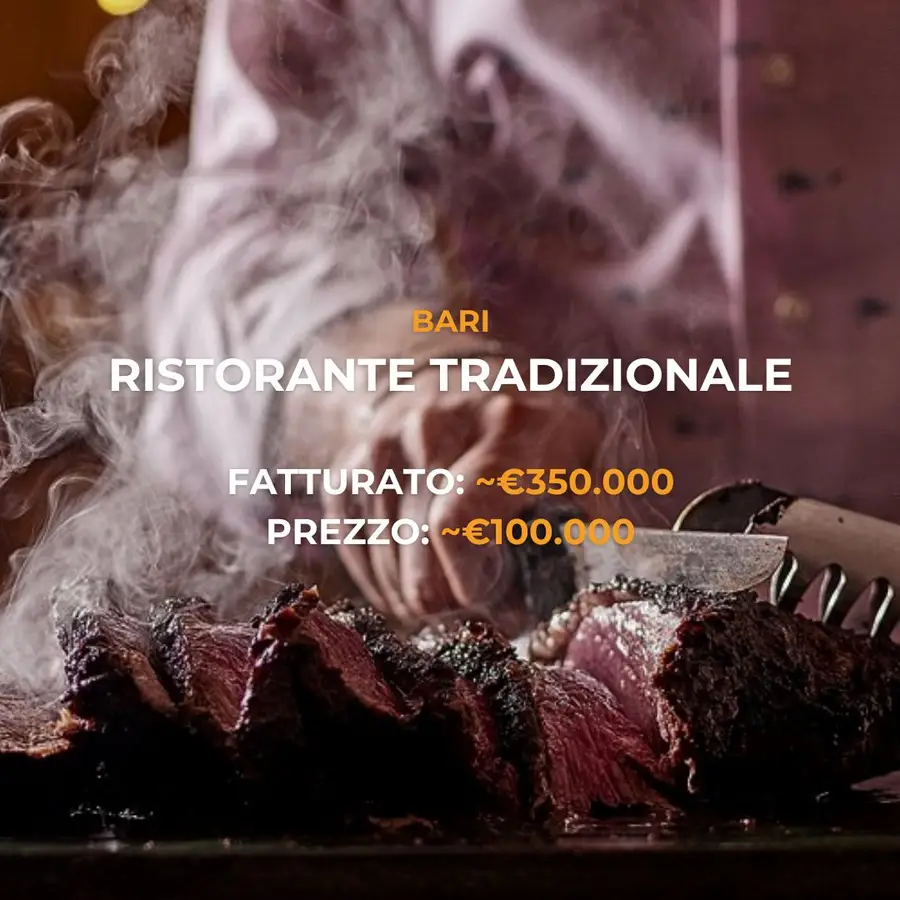 Vendita ristorante tradizionale a Bari