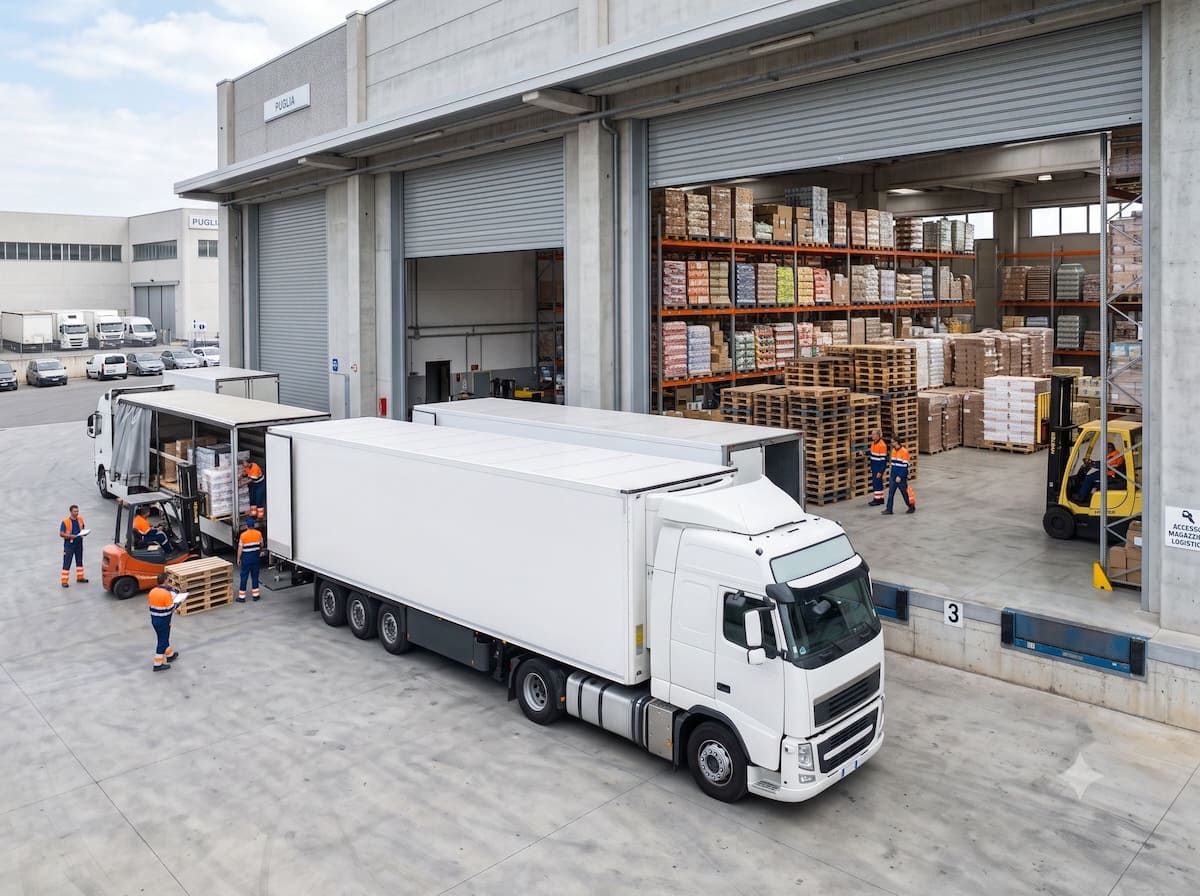 In vendita azienda trasporti e logistica sud italia